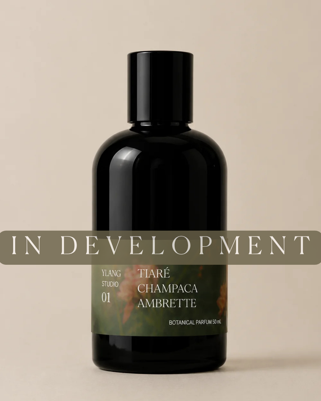 01 - TIARE · CHAMPACA · AMBRETTE - YLANG STUDIO 50ML