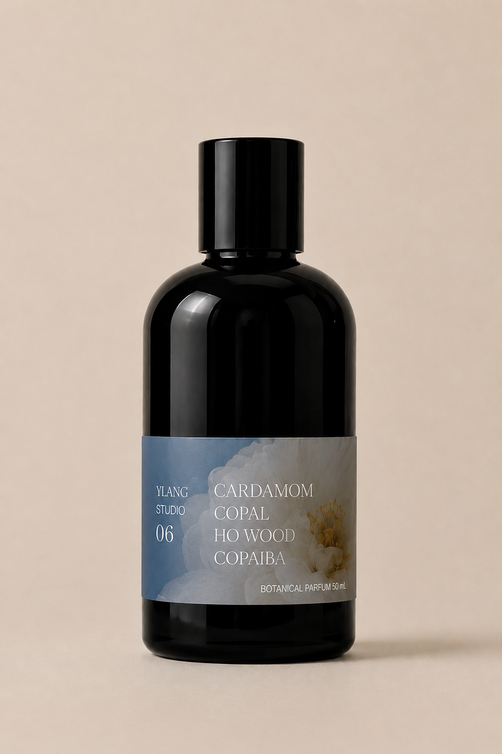 06 - CARDAMOM · COPAL · HO WOOD · COPAIBA - YLANG STUDIO 50ML