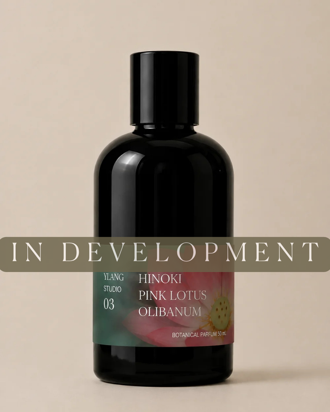 03 - HINOKI · PINK LOTUS · OLIBANUM - YLANG STUDIO 50ML